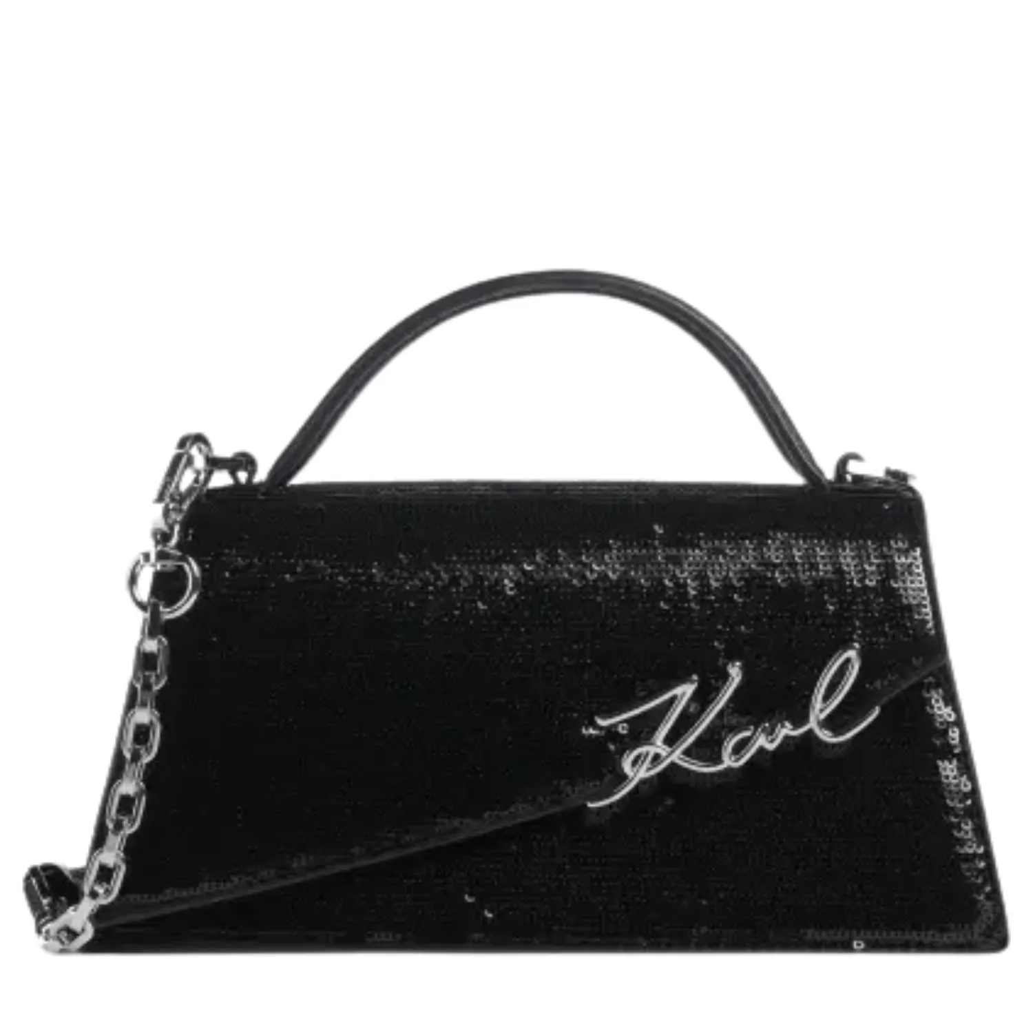 KARL LAGERFELD K/SIGNATURE SLIM SEQUIN BAG