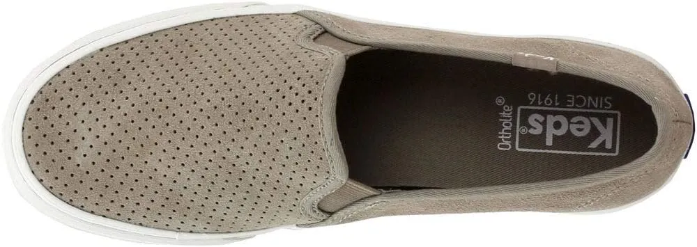Keds Women's Double Decker Perforated Suede Sneaker