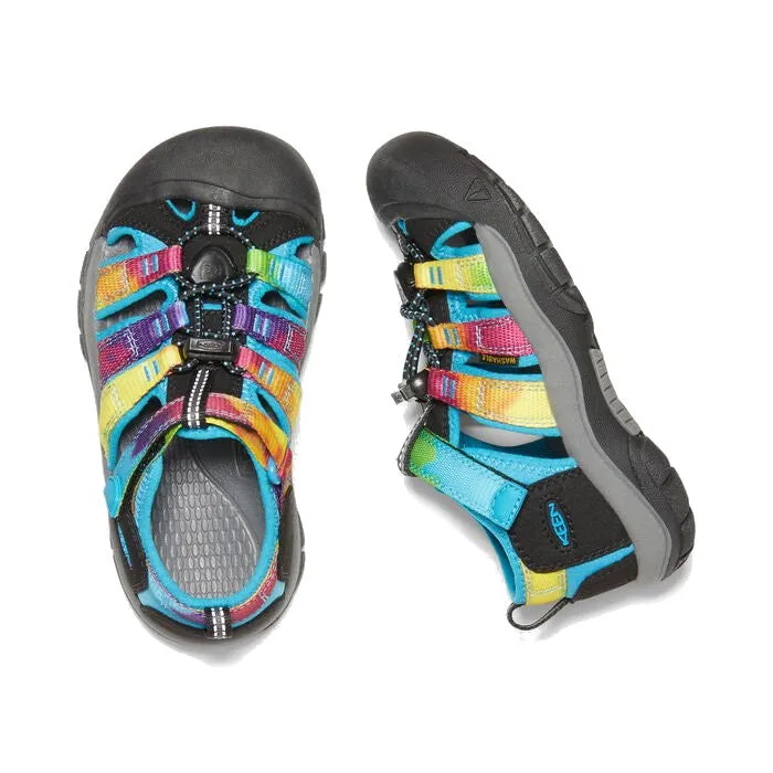 Keen Big Kids' Newport H2 Sandal (Sizes 1 - 7) - Rainbow Tie Dye