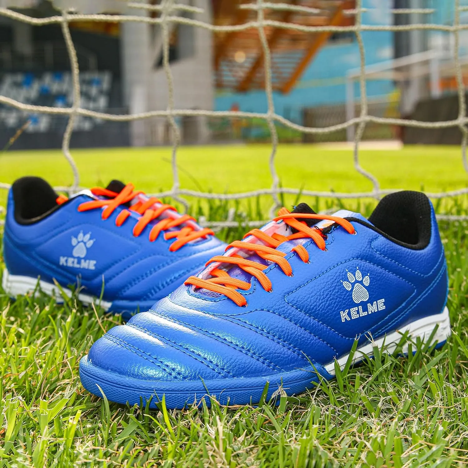 KELME Kids Soccer Shoes TF Soccer Cleats Boys Girls Professional Futsal Sneaker Breathable Athletic Football Boots for Outdoor Indoor