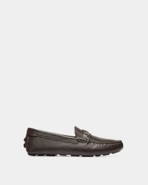 Kerbs Loafer in Ebano Grained Leather