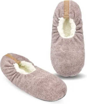 Keyela Mens Slipper Socks With Non Skid Bottoms, Warm Slipper Socks With Grippers For Men, Fuzzy House Slippers