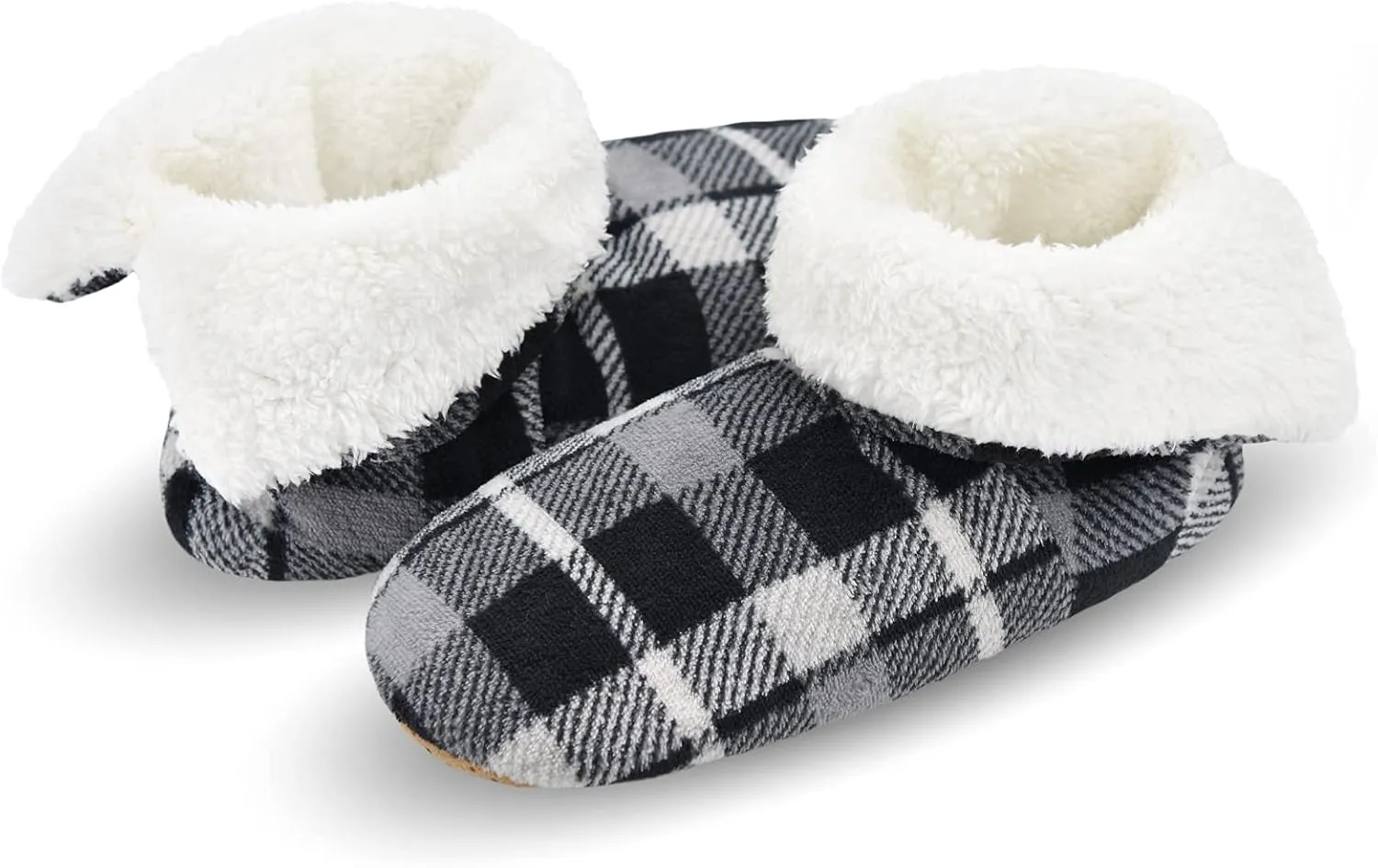 Keyela Slipper Socks Soft Cozy Thick House Indoor Boot Sock Shoes with Anti-Skid Bottom Soles for Men's