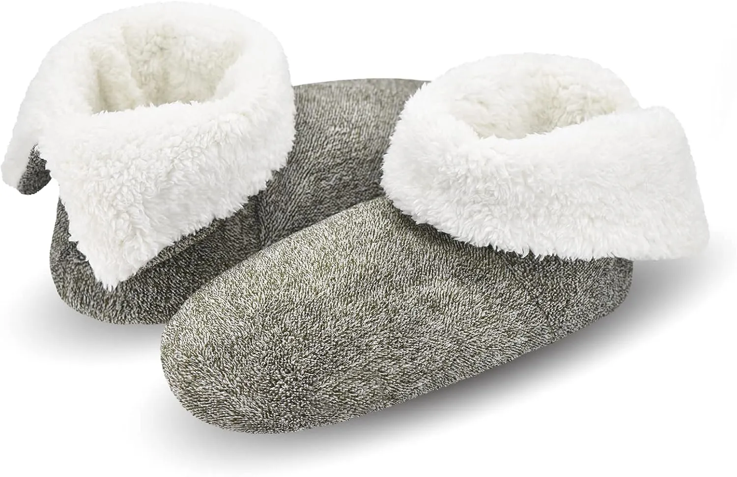 Keyela Slipper Socks Soft Cozy Thick House Indoor Boot Sock Shoes with Anti-Skid Bottom Soles for Men's