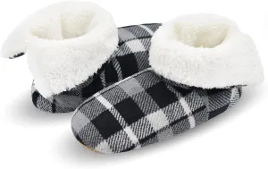 Keyela Slipper Socks Soft Cozy Thick House Indoor Boot Sock Shoes with Anti-Skid Bottom Soles for Men's