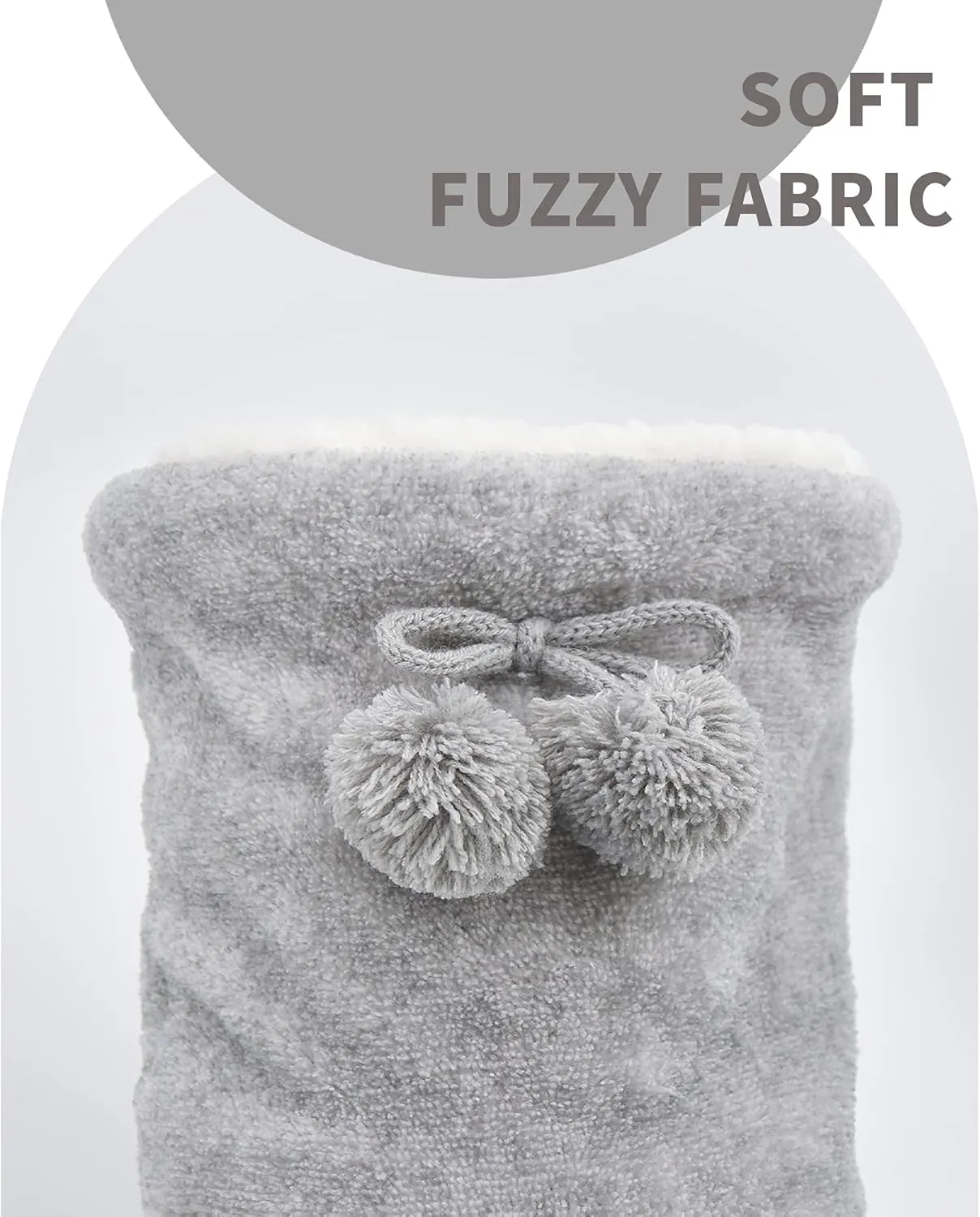 Keyela Women's Slipper Socks Booties, Indoor Spring-Autumn Super Soft Warm Cozy Fuzzy Lined Slippers