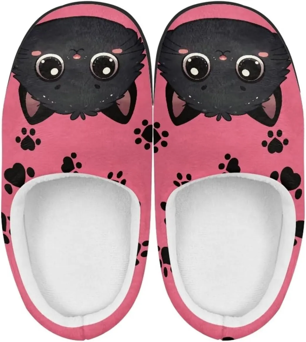 Kids Cotton Slipper Winter Warm Comfortable Fuzzy Fluffy Soft Breathable Non-Slip Home Outdoor Slippers for Toddler Boys GirlsLittle kids US 9-15