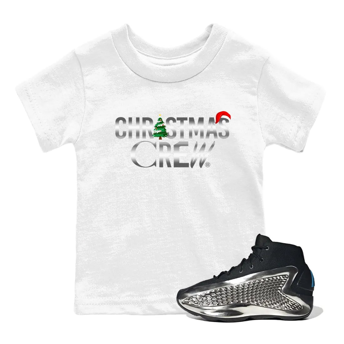 Kids Crew Sneaker - Metallic Silver Supportive team SNRT AE Tees Christmas 1 Quick turnaround