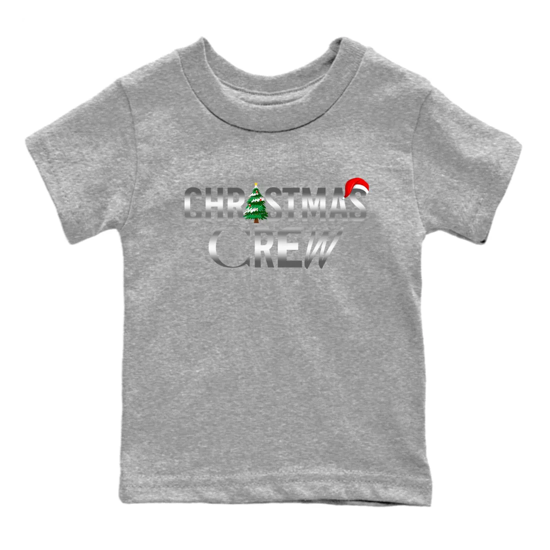 Kids Crew Sneaker - Metallic Silver Supportive team SNRT AE Tees Christmas 1 Quick turnaround
