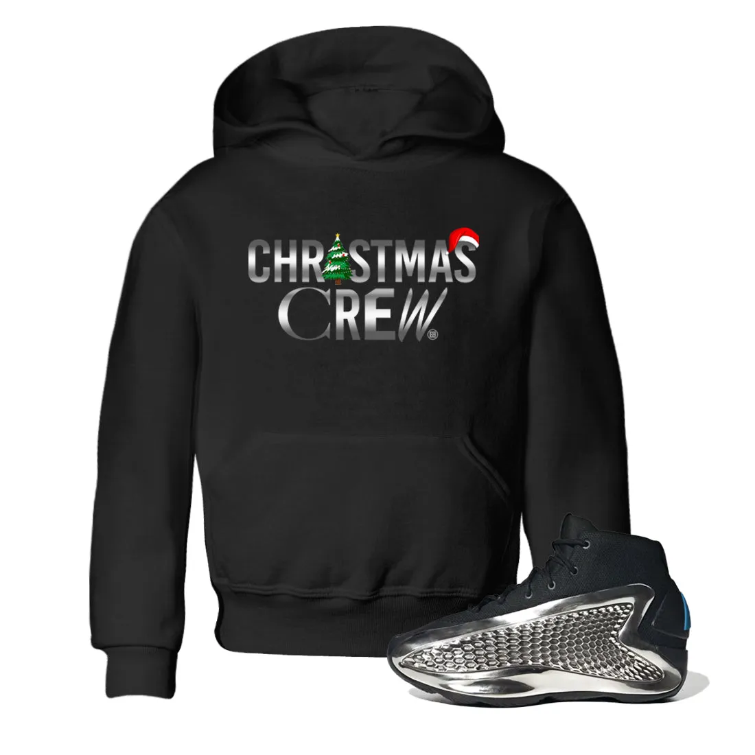 Kids Crew Sneaker - Metallic Silver Supportive team SNRT AE Tees Christmas 1 Quick turnaround