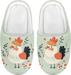 Kids Cute Slippers for Boy Girls Soft Fluffy Plush Slippers Animal Print House Shoes Non Slip Warm Slippers US 9-15