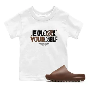 Kids - Flax Tees Sneaker Yourself Epic sale Explore Special price Yeezy SNRT Slide