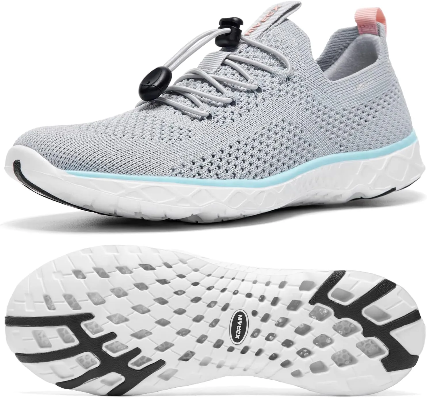 KOLILI Women's Stylish Water Shoes, Tennis Walking Shoes with Arch Support, Best for Water Sports, Travel & Walk