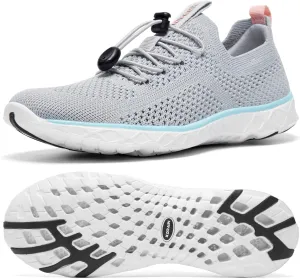 KOLILI Women's Stylish Water Shoes, Tennis Walking Shoes with Arch Support, Best for Water Sports, Travel & Walk