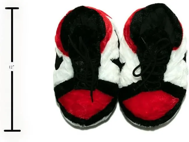 KZK KrazeKickz Sneaker Slippers for Adults - Fluffy Slides for Women & Men - Unisex
