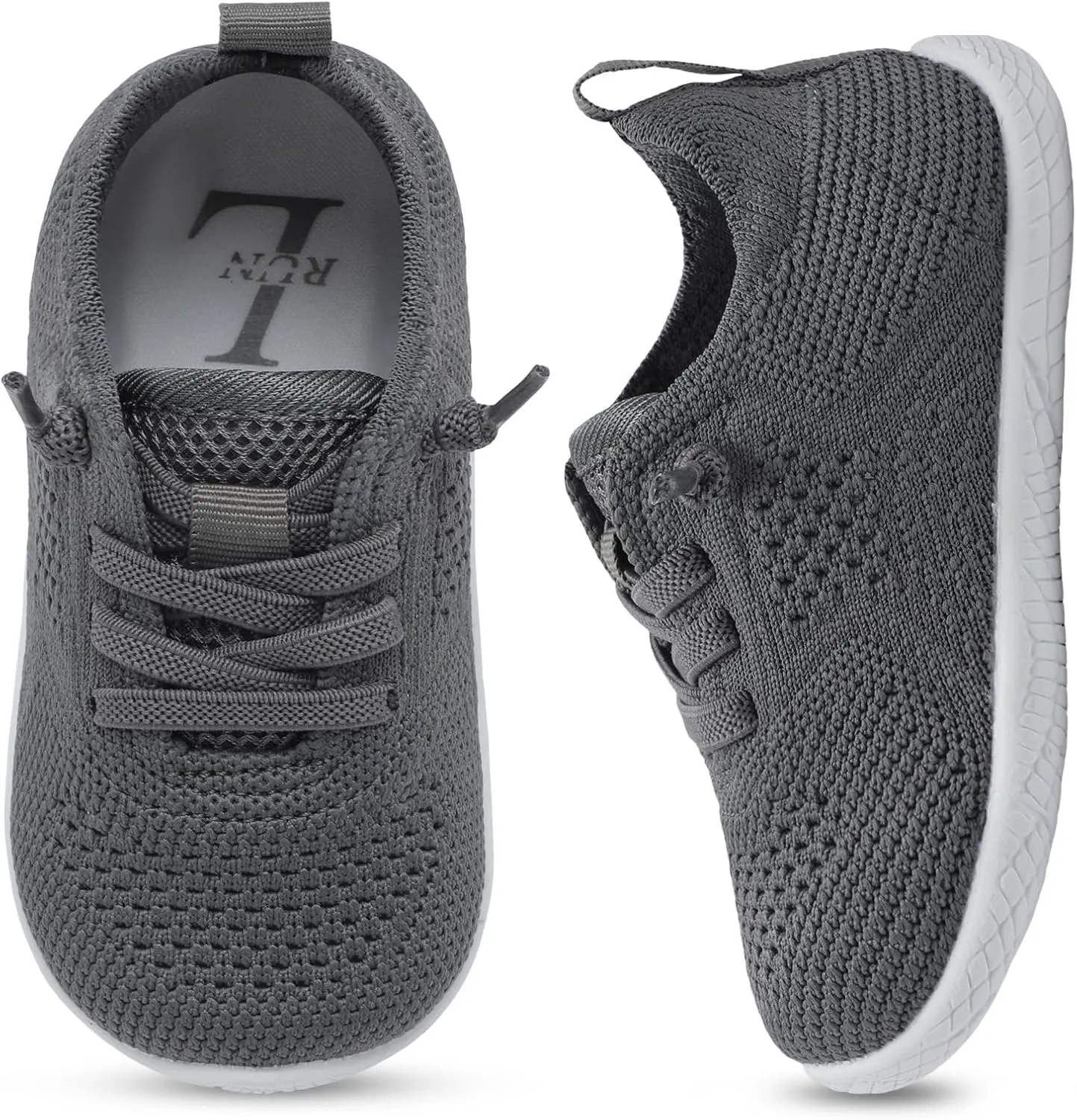 L-RUN Toddler Boys Girls Tennis Shoes Breathable Comfortable Barefoot Wide Summer School Walking Sneakers Baby First Walking Shoes