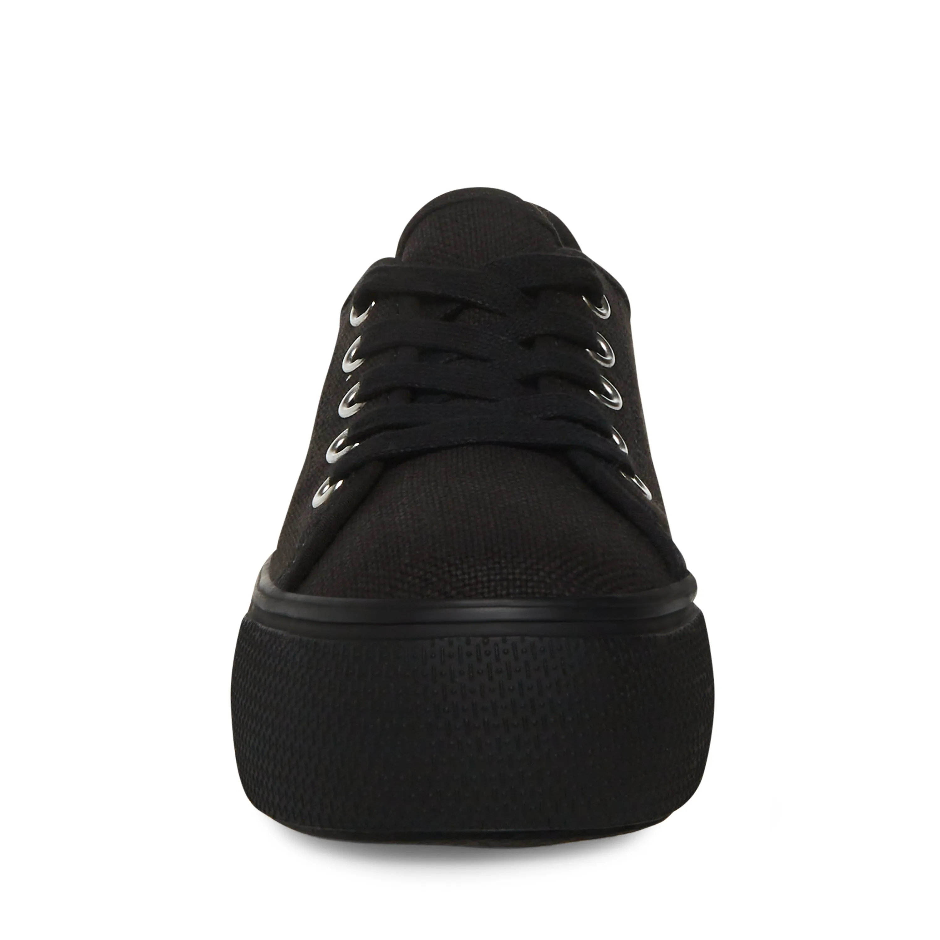 Lace-Up Black Toe Clear communication Closed Fashion Round Sneakers Madden Elore Adjustable Textile Steve
