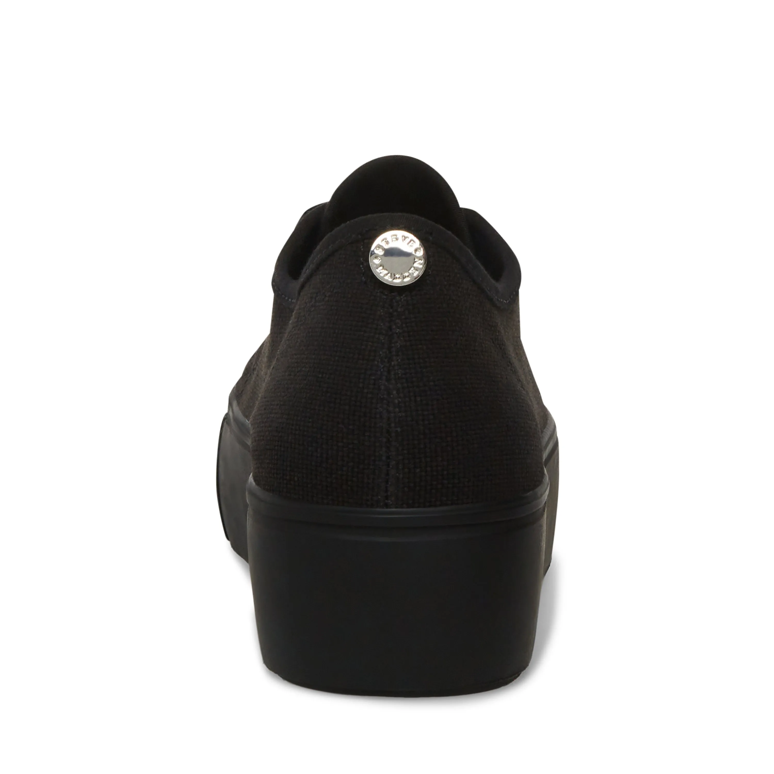 Lace-Up Black Toe Clear communication Closed Fashion Round Sneakers Madden Elore Adjustable Textile Steve