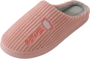 Ladies Low Heel Autumn Winter Slipper Lippers for Women Winter Warm Memory Foam House Slippers Soft Sole Shoes