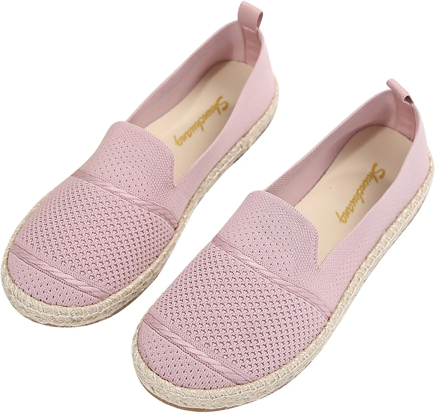 Ladies Slip on Loafer Shoes Womens Flats Dress Shoes Casual Comfortable Mesh Breathable Slip on Shoes Walking Sneakers