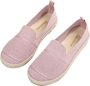 Ladies Slip on Loafer Shoes Womens Flats Dress Shoes Casual Comfortable Mesh Breathable Slip on Shoes Walking Sneakers