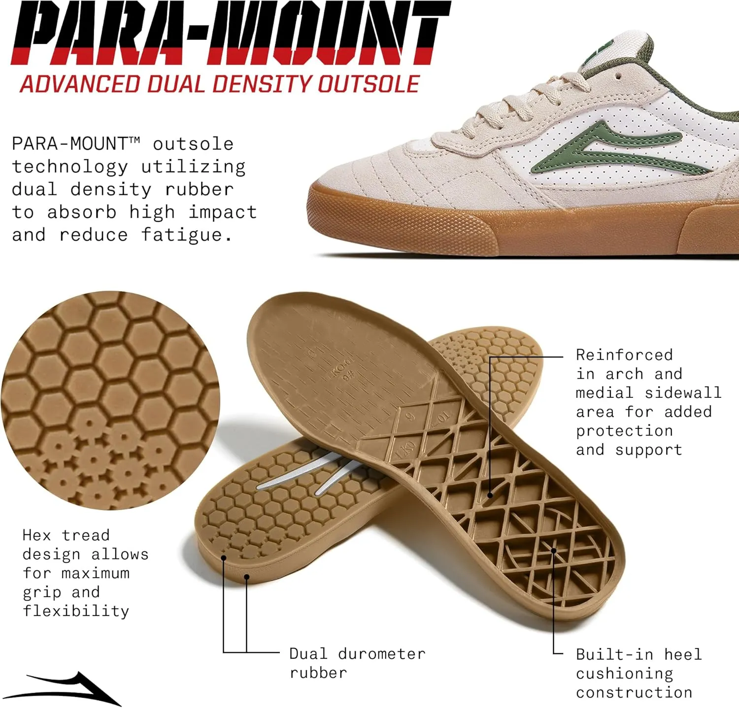 Lakai Men’s Cambridge Low-Top Skateboarding Shoe