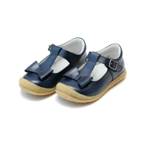 L'Amour Bow Mary Jane Navy