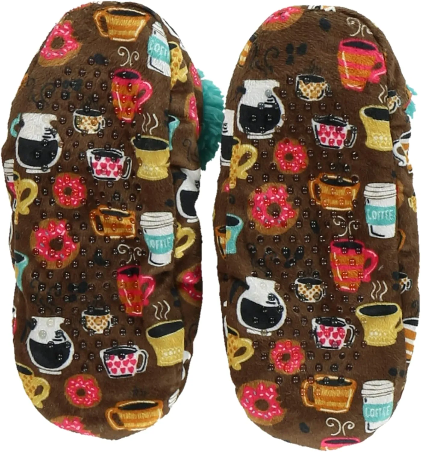 Lazy One Fuzzy Feet Slippers for Women, Cute Fleece-Lined House Slippers, Cute Slipper Socks