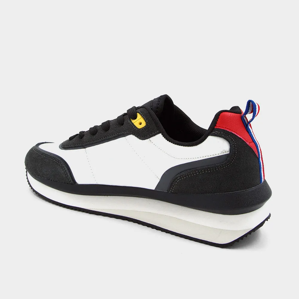 Le Coq Mens Calais Sneaker White/Charcoal _ 182841 _ White