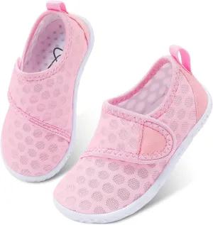 LeIsfIt Toddler Water Shoes Boys Girls Aqua Socks Kids Breathable Swim Shoes Non-Slip Barefoot Beach Shoes