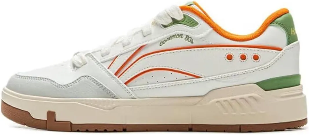 LI-NING Common 80s Men Comfortable Soft Rebound Breathable Cool Trendy Classic Casual Shoes AGCU157 AGCV023