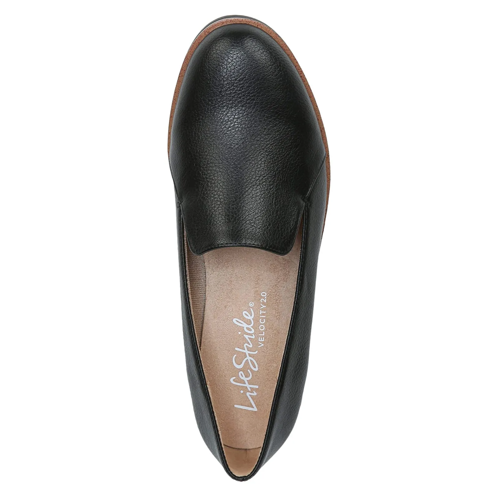 LifeStride Womens Zendaya Loafer, Black, 9.5 Wide US