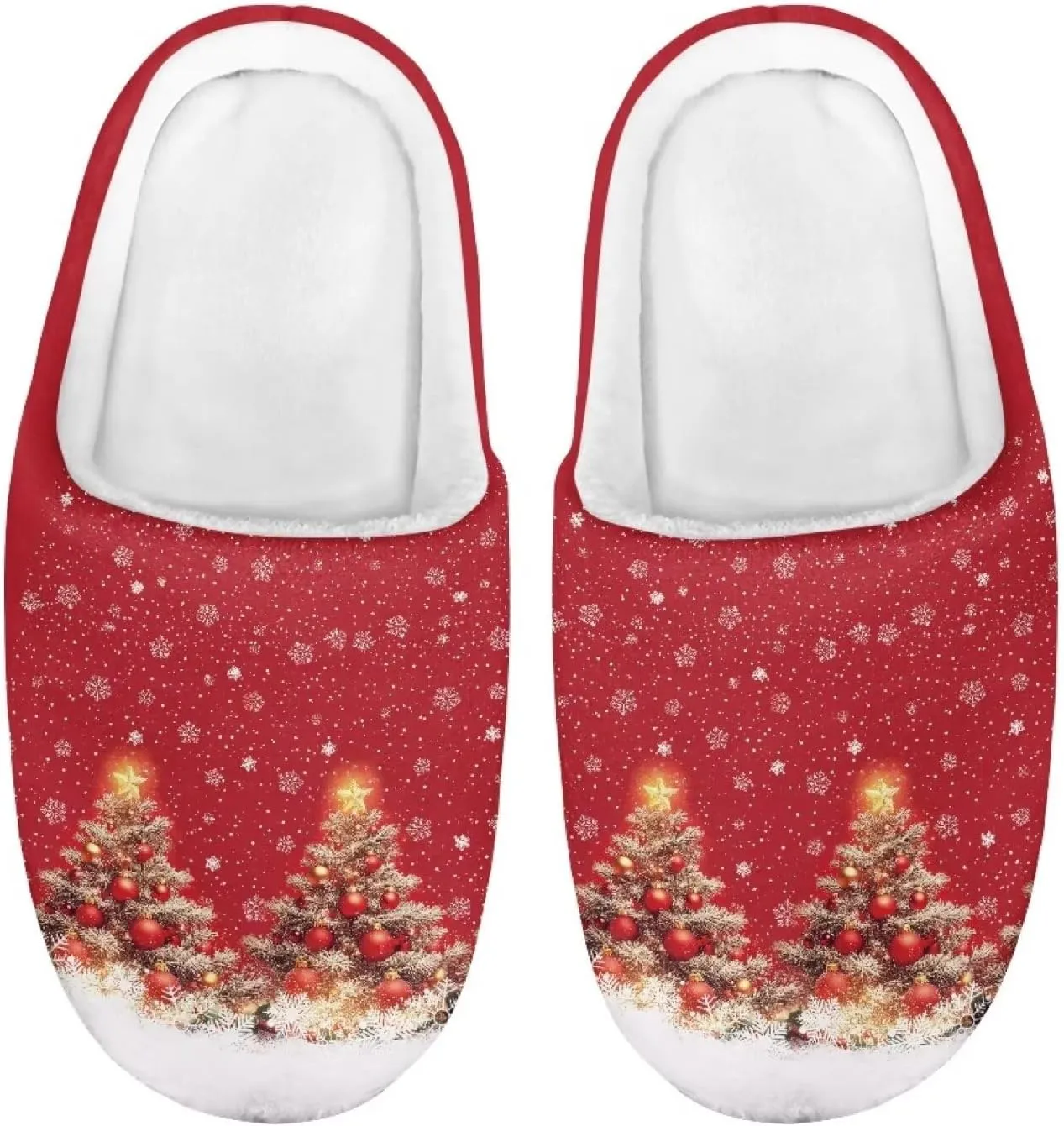 Little Kids Boys Girls House Cotton Slippers Cute Indoor Fluffy Slides Comfortable Elastic Warm Shoes for Yard Size 9-15 Black Sole