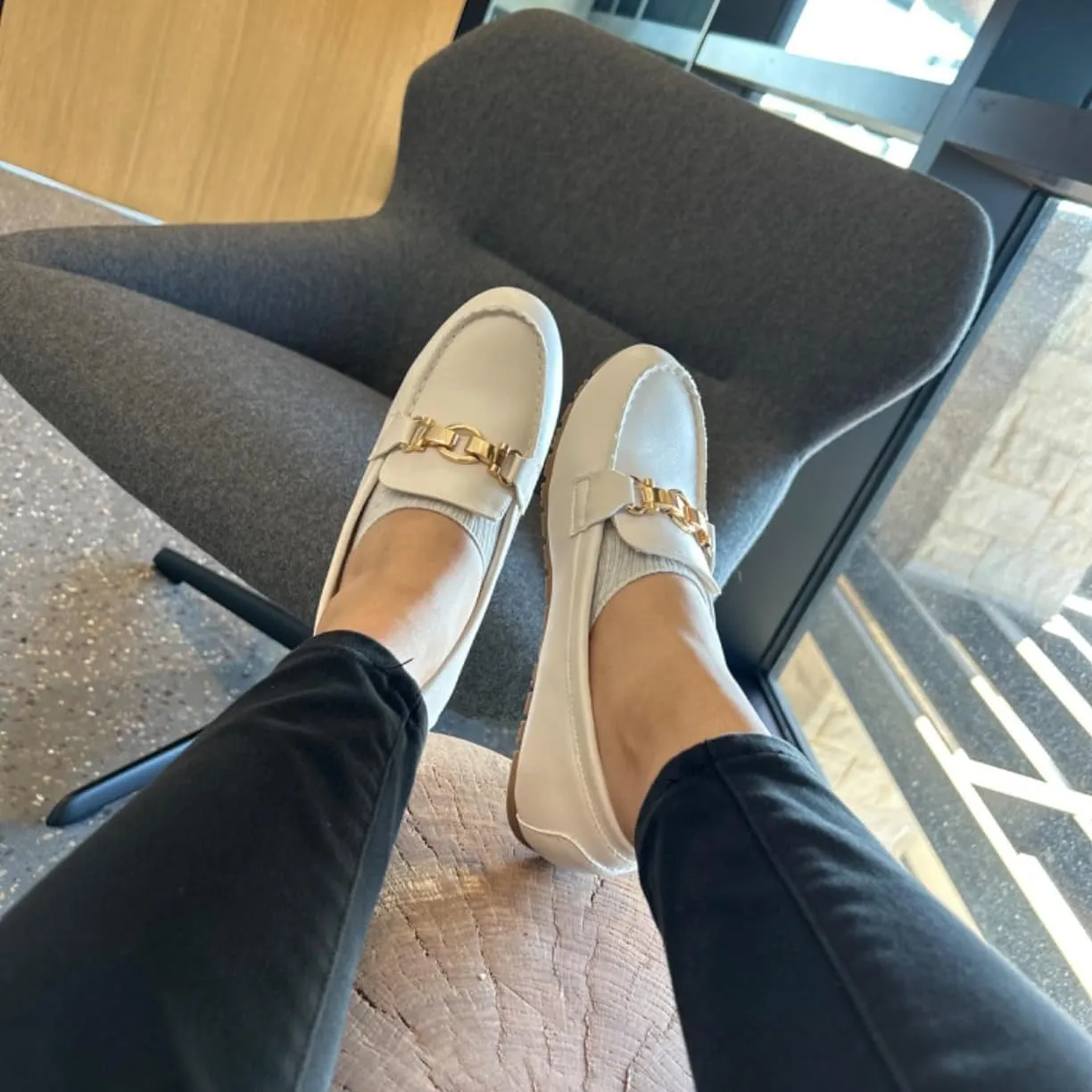 Loafers for Women Business Casual Shoes Comfortable & Lightweight Penny Loafers Slip On Work Flats