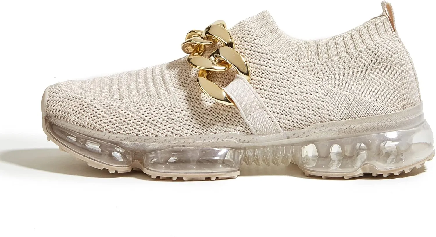 LUCKY STEP Women Air Cushion Fashion Sneakers Breathable Casual Comfortable Lightweight Walking Shoes