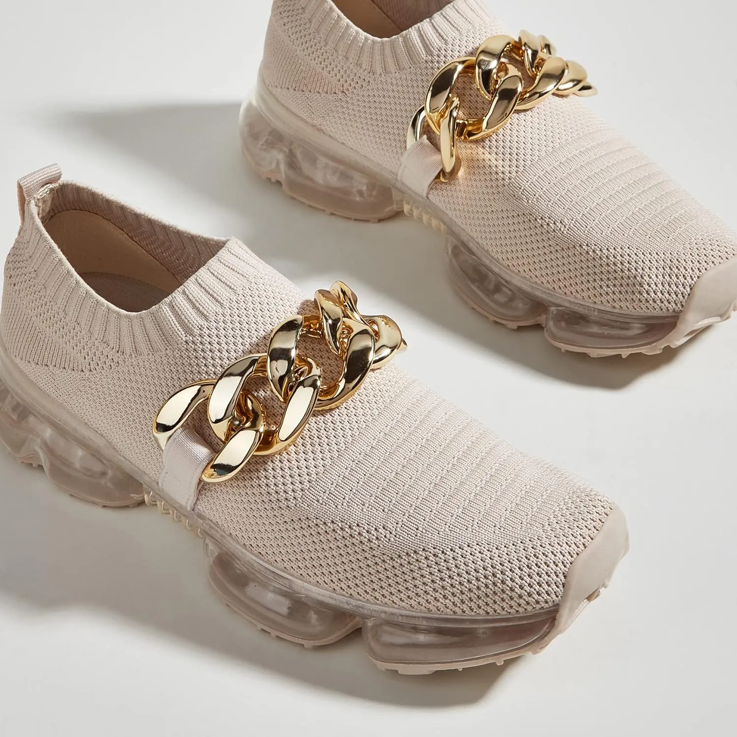 LUCKY STEP Women Air Cushion Fashion Sneakers Breathable Casual Comfortable Lightweight Walking Shoes