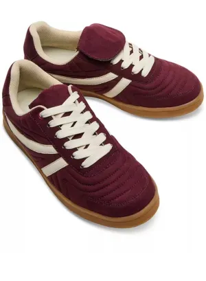 Madrid Burgundy/White Sneakers - Steve Madden