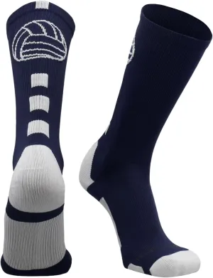 MadSportsStuff Volleyball Socks for Girls, Women & Teens in Crew Length Volleyball Accessories and Gifts