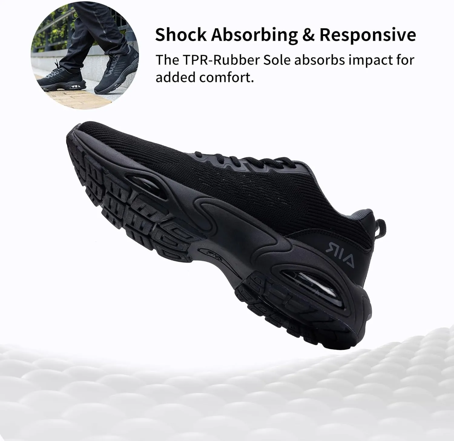 MAFEKE Mens Athletic Running Shoes Tennis Walking Fashion Sneakers Gym Comfortable Sport Non Slip Workout Cross Training Breathable Shoe Size 7-13