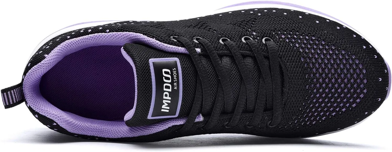 MAFEKE Women Air Athletic Running Shoes Fashion Tennis Breathable Lightweight Walking Sneakers