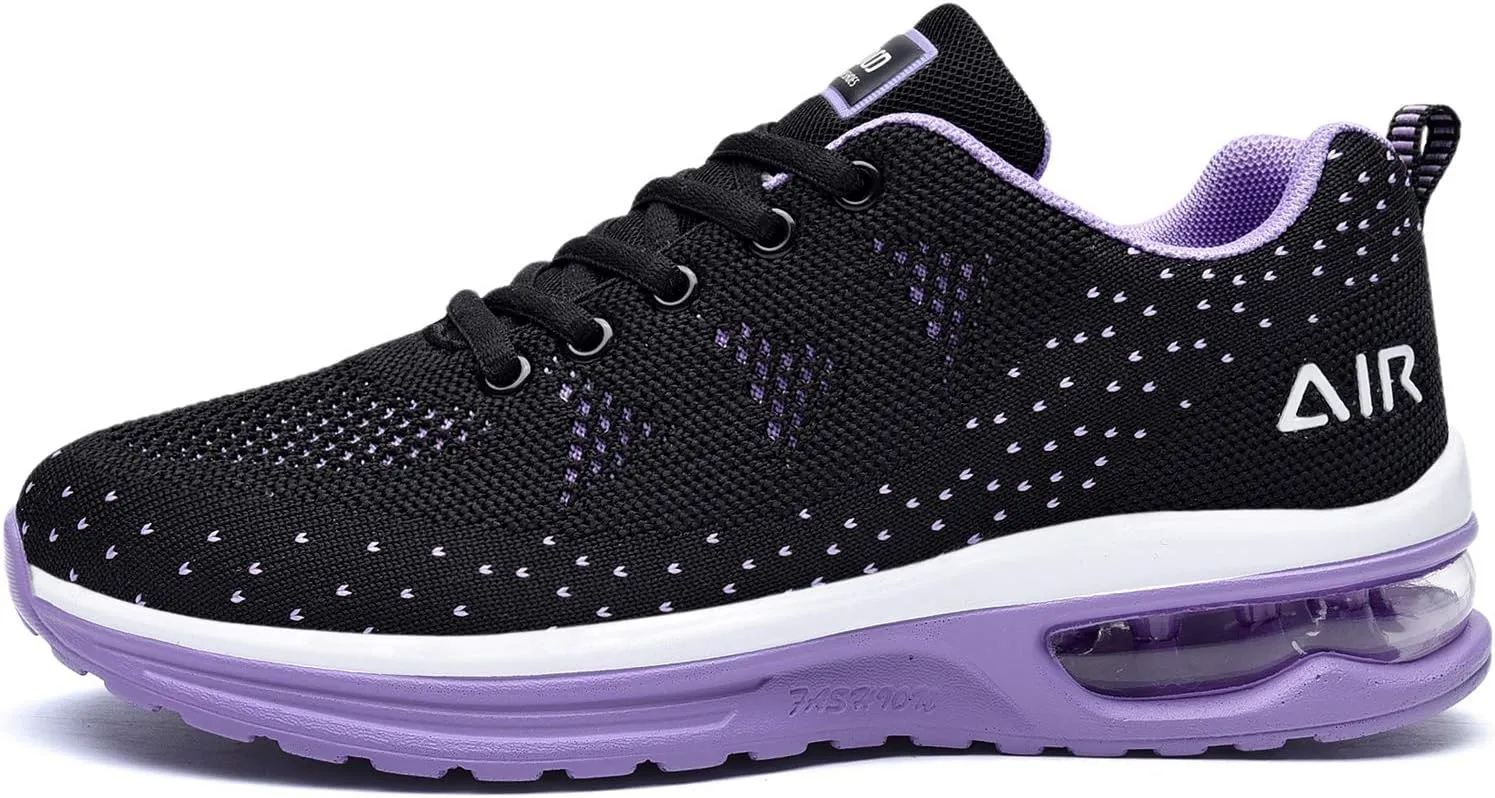 MAFEKE Women Air Athletic Running Shoes Fashion Tennis Breathable Lightweight Walking Sneakers