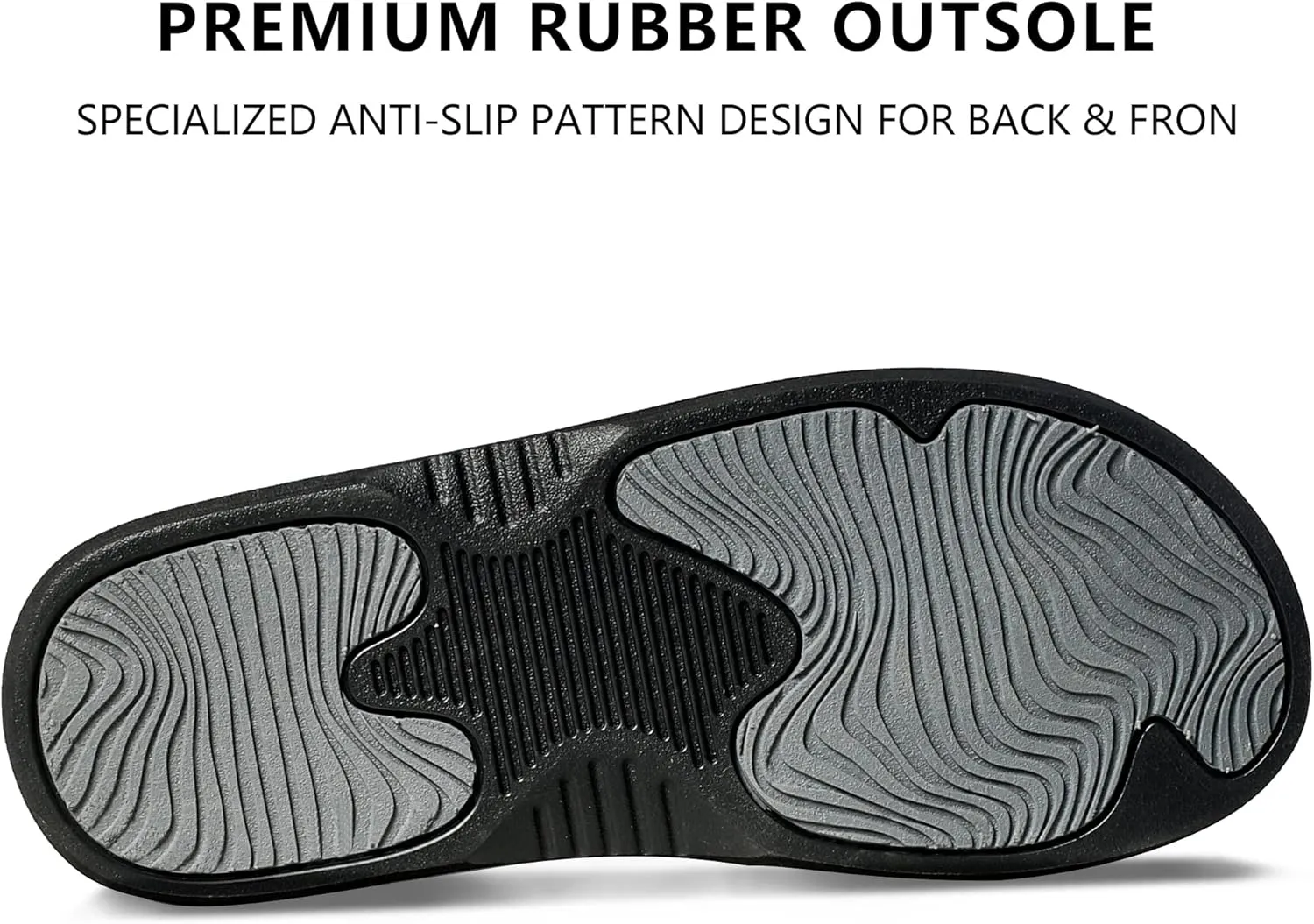 MALIDA Mens Flip Flops Non-Slip Bathroom Shower Shoes Waterproof Cushion foam Indoor and Outdoor Thong Sandals