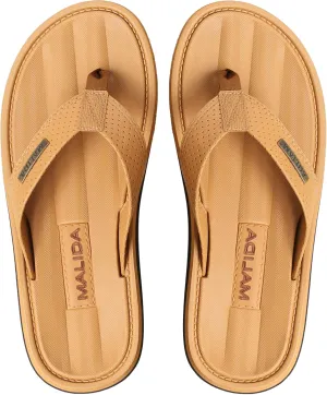 MALIDA Mens Flip Flops Non-Slip Bathroom Shower Shoes Waterproof Cushion foam Indoor and Outdoor Thong Sandals