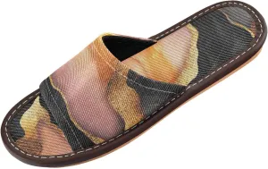 Marble Black Peach Men and Women Slippers Indoor Outdoor Ultralight Cozy Anti-slip Sandals for