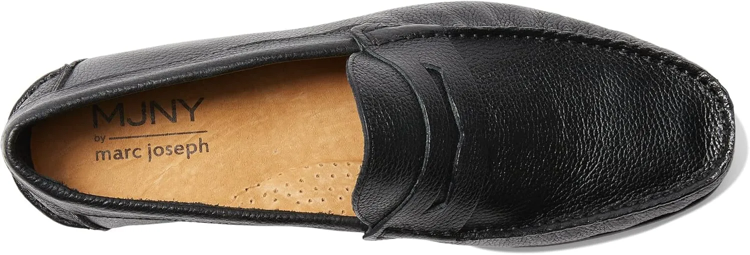 Marc Joseph New York Mens Casual Comfortable Genuine Leather Lightweight Classic Fashion Dress Penny Loafer Slip On Breathable Driving Loafer