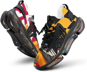 Maryland State Flag Baltimore Oriole Bird Susan Flower Men's Athletic Running Shoes Breathable Walking Sport Sneakers