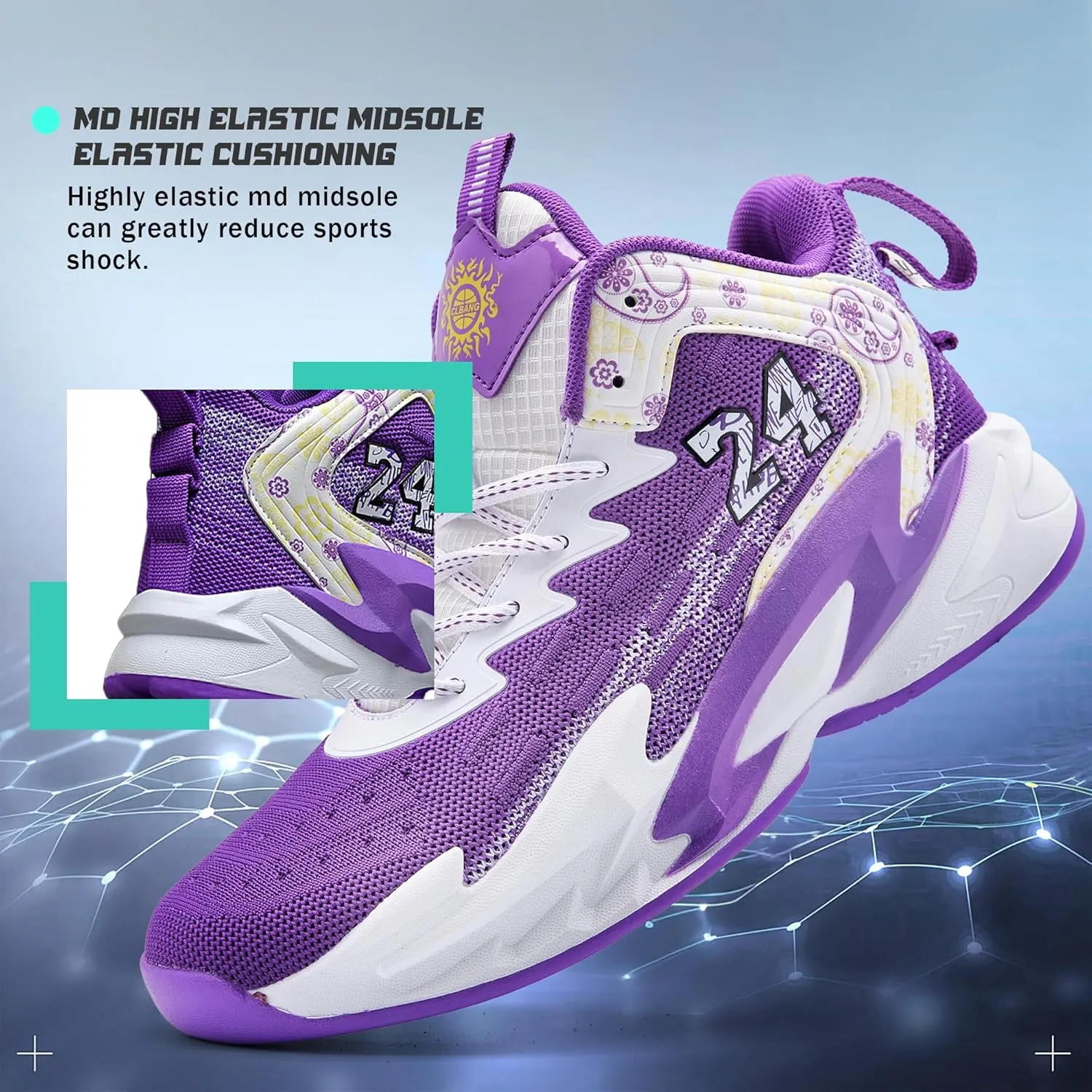 Men Basketball Shose Breathable Men Non Slip Outdoor Fashion Sneakers