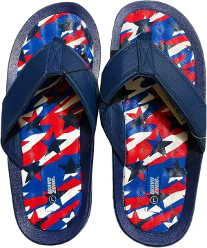 Men's Americana Camo Flip Flops Sandals