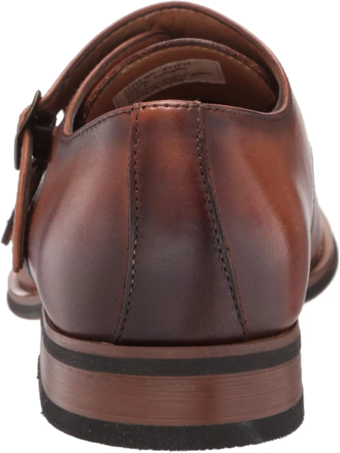 Mens Double Monk Strap Slip on Loafer Cap Toe Leather Oxford Formal Business Casual Comfortable Dress Shoes for Men