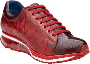 Men's E25 Sacco Genuine Ostrich Leg and Soft Quilted Calf Sneaker